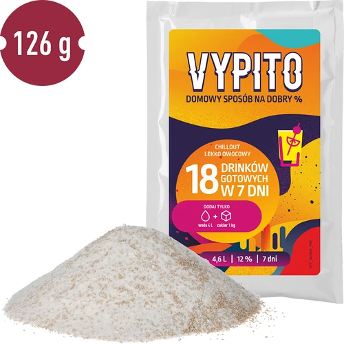 VYPITO 12%, pussi 18 juomalle - Chillout kevyesti hedelmäinen, 126 g - 3
