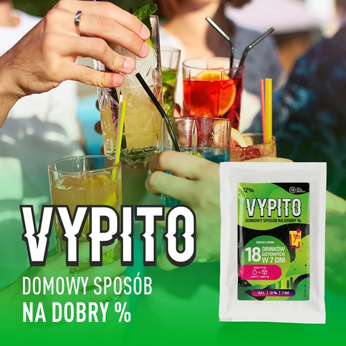VYPITO 12%, pussi 18 juomalle - Energy drink, 126 g - 6