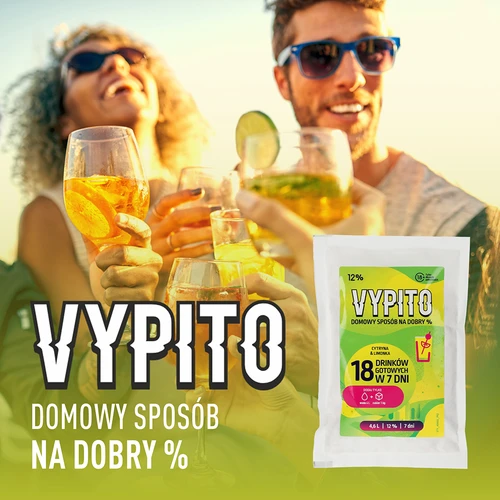 VYPITO 12%, pussi 18 juomalle - Sitruuna & lime, 126 g - 6
