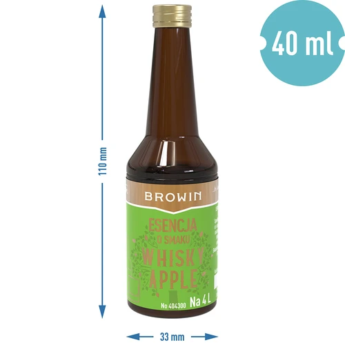 Whisky Apple -makuesanssi - 40 ml, 4 litraan - 7