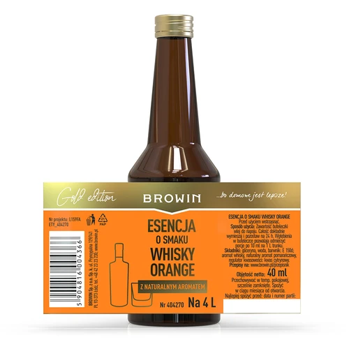 Whisky Orange -makuesanssi 4 litralle - 40 ml - 6