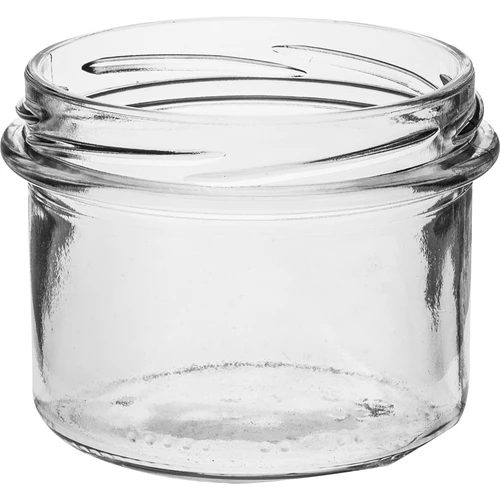 Yksinkertainen purkki 235 ml (fi82) viininpunaisella kannella 6 kpl - 4