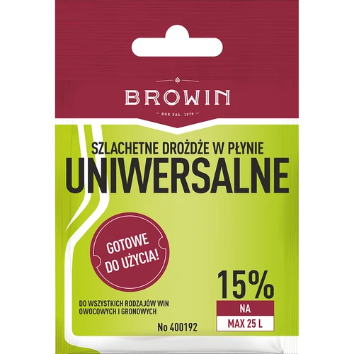Yleiskäyttöinen viinihiiva ilman lisääntymistä, 20 ml
