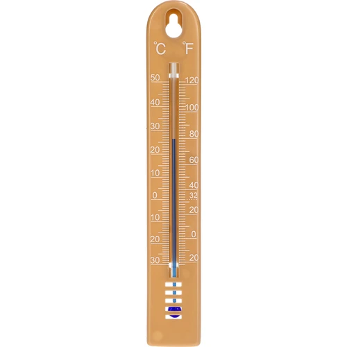 Yleislämpömittari (-30 - +50°C), 17 cm, vaaleanruskea