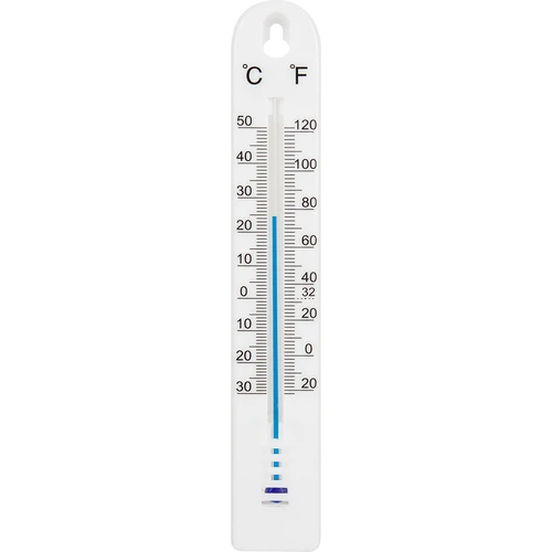 Yleislämpömittari (-30 - +50°C), 17 cm, valkoinen