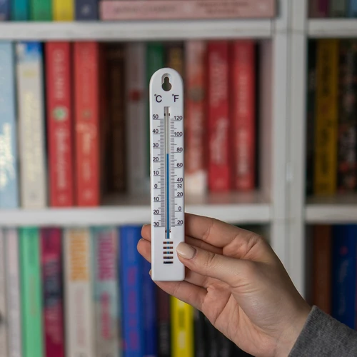 Yleislämpömittari (-30 - +50°C), 17 cm, valkoinen - 3