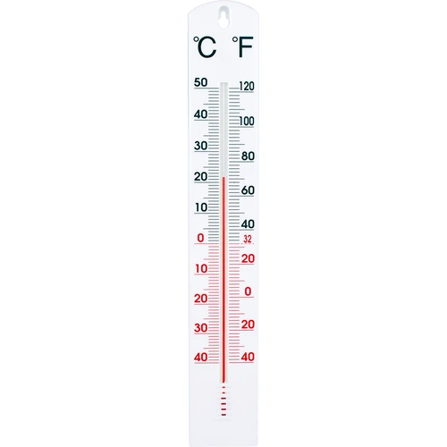 Yleislämpömittari valkoinen (-40°C - +50°C) 40cm
