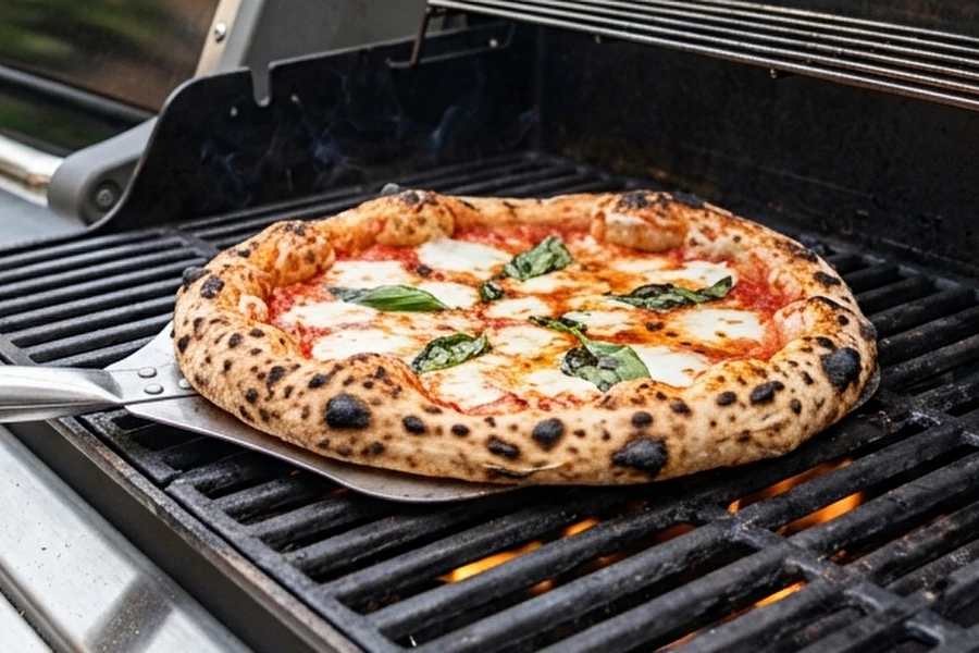 Browin Przepiśnik - Napolilainen pizza kaasugrillistä
