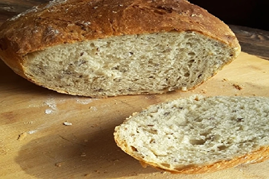 Browin Przepiśnik - Vehnäleipä hiivalla ja pellavansiemenillä